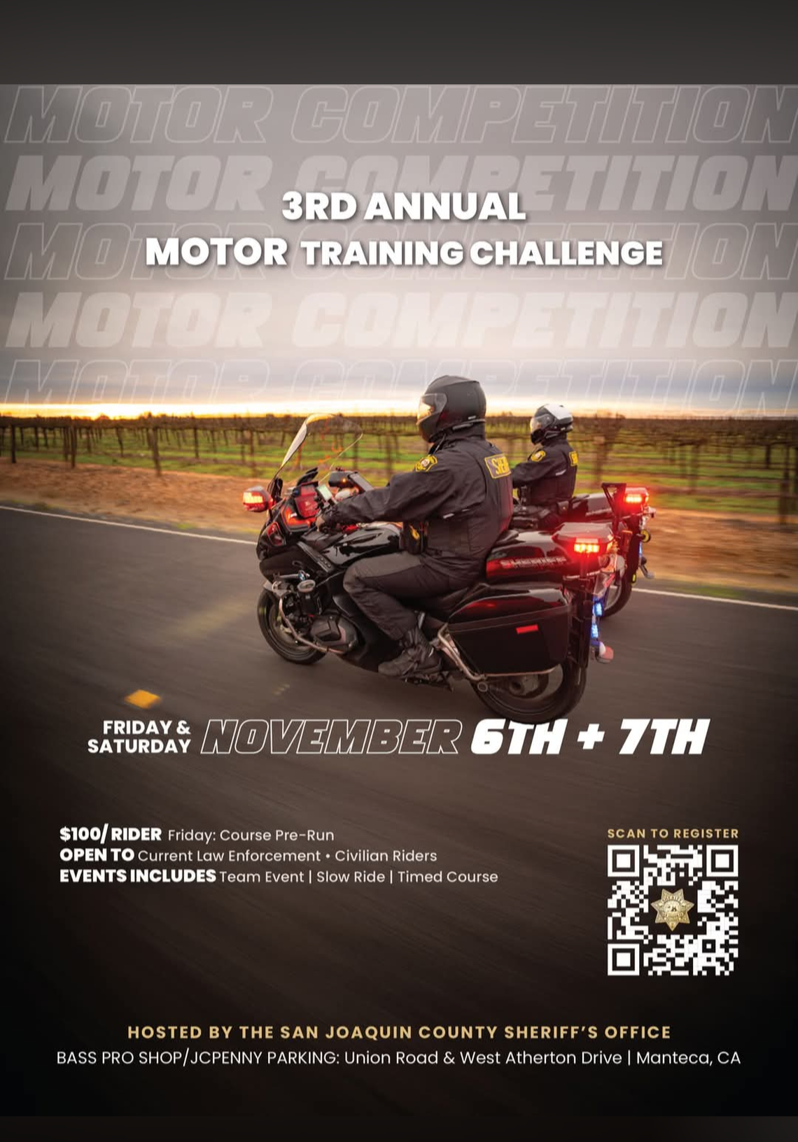 SJSO 3rd Annual Motor Training Compition 